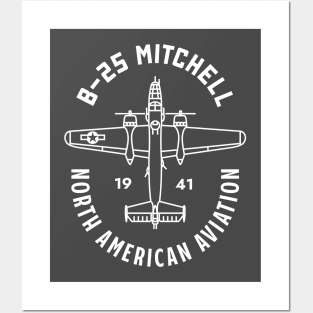 B-25 Mitchell Emblem Posters and Art